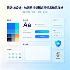 鞍山建站-网站UI设计：如何用视觉语言传递品牌信任感