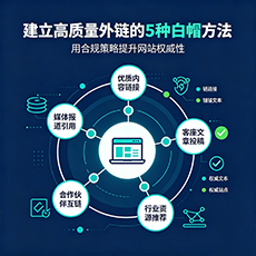鞍山建站-建立高质量外链的5种白帽方法